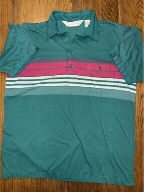 Vintage 70s 80s Golf Arnold Palmer Polo Shirt Size Large